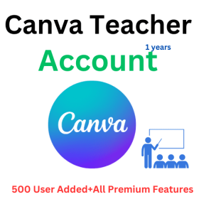 Canva Teacher Premium Account 1 years